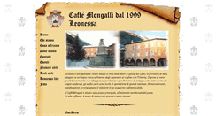 Desktop Screenshot of caffemongalli.it