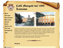 Tablet Screenshot of caffemongalli.it